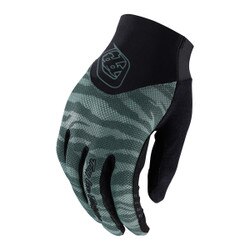 Troy Lee Designs Ace 2.0 Tiger Print Glove Women's in Steel Green